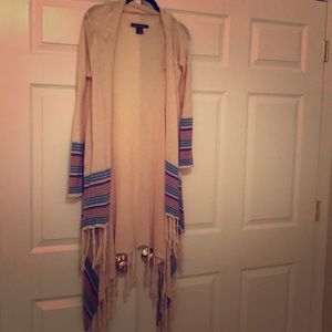 Love Stitch Open Front Cardigan